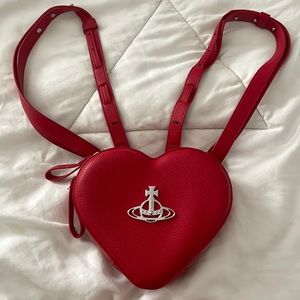 Vivienne Westwood heart backpack - like new !